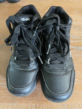 Reebok Kids Black High-Top Lace-Up Sneakers